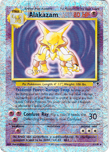 Alakazam - 1/110 - Holo Rare - Reverse Holo