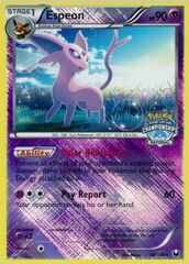 Espeon - 48/108 - Crosshatch Holo National Championships 2012 Promo