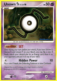 Unown [S] - 39/132 - Rare