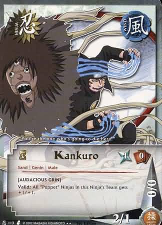Kankuro - N-113 - Rare - 1st Edition - Naruto CCG Singles » Curse