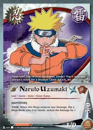 Naruto Uzumaki - Super Rare - N-019 - Super Rare - 1st Edition