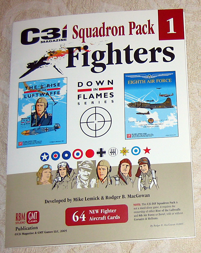 Down in Flames Squadron Pack 1 - Fighters