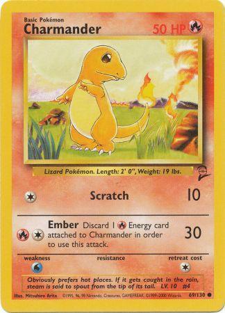 Charmander - 69/130 Common Unlimited Edition
