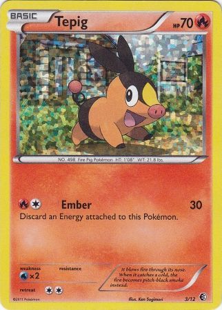 Tepig - 3/12 - McDonalds Promo 2011 - Holo
