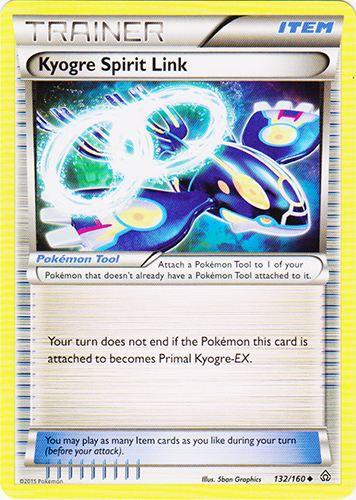 Kyogre Spirit Link - 132/160 - Uncommon