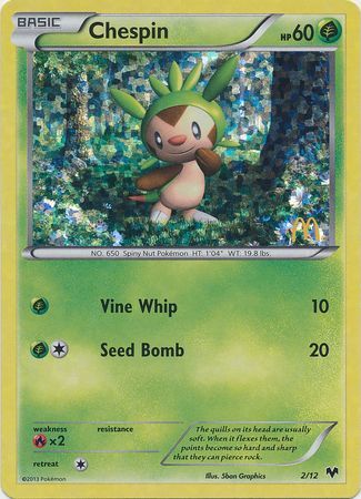 Chespin - 2/12 - McDonalds Promo 2014 - Holo