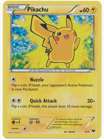 Pikachu - 5/12 - McDonalds Promo 2014 - Holo
