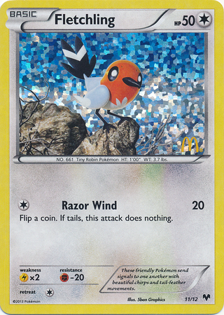 Fletchling - 11/12 - McDonalds Promo 2014 - Holo
