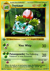 Ivysaur - 30/102 - Uncommon - 1st Edition