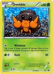 Dwebble - 3/12 - McDonald's Promo 2012 - Holo