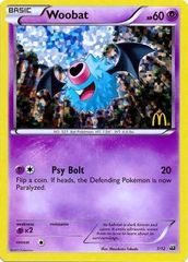 Woobat - 7/12 - McDonald's Promo 2012 - Holo