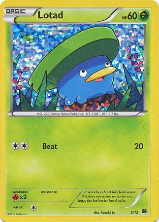 Lotad - 2/12 - McDonalds Promo 2015 - Holo