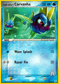Team Aqua's Carvanha - 48/95 Common