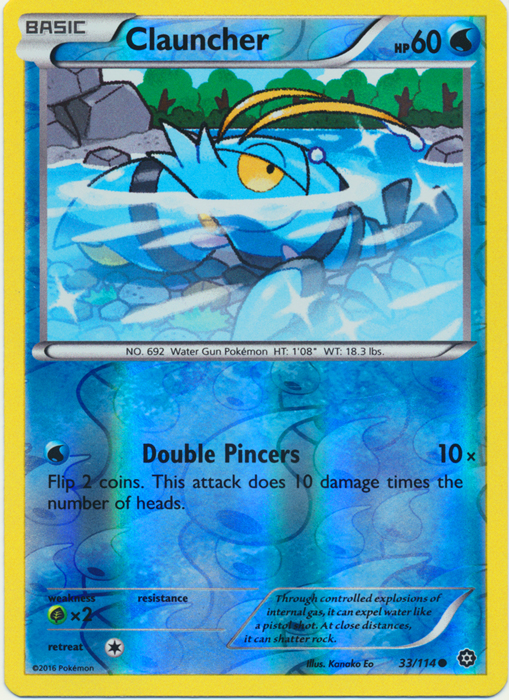 Clauncher - 33/114 Common Reverse Holo