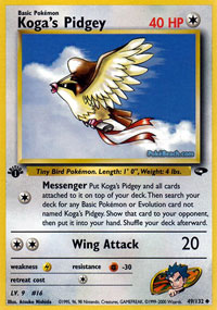 Kogas Pidgey - 49/132 - Uncommon - 1st Edition