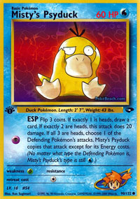 Mistys Psyduck - 90/132 - Common - 1st Edition