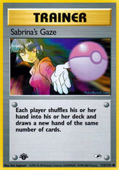 Sabrina's Gaze - 125/132 - Common - 1st Edition