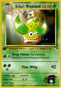 Erikas Weepinbell - 49/132 - Uncommon - 1st Edition