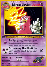 Sabrinas Slowbro - 60/132 - Uncommon - 1st Edition