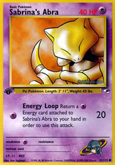 Sabrina's Abra - 91/132 - Common - 1st Edition