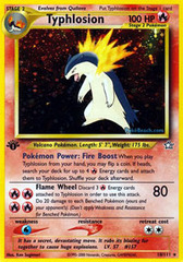 Typhlosion - 18/111 - Holo Rare - 1st Edition