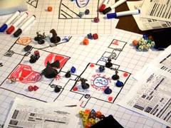 Role 4 Initiative - Dice Tower - Gamer Kit Basic: dry erase battlemat, 3 markers, eraser, 4 minis, 50+ dice, dice bag