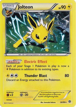 Jolteon - 26/98 - Cosmos Holo