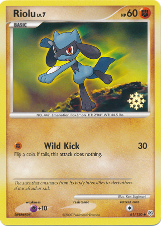 Riolu - 61/130 - Pokemon Countdown Calendar Promo