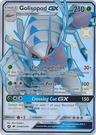 Golisopod GX - SV48/SV94 - Full Art Ultra Rare