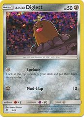 Alolan Diglett - 9/12 - McDonald's Promo 2017 - Holo