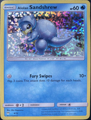 Alolan Sandshrew - 4/12 - McDonald's Promo 2019 - Holo