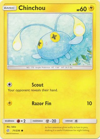 Chinchou - 71/236 Common