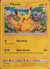 Pikachu - 4/12 - McDonald's Promo 2018 - Holo