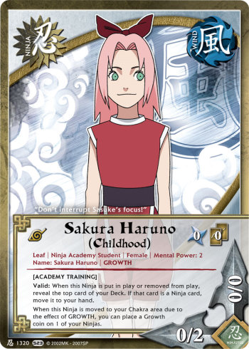 Sakura Haruno (Childhood) - N-1320 - - 1st Edition - Naruto CCG