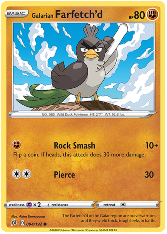 Galarian Farfetch'd - 094/192 - Common