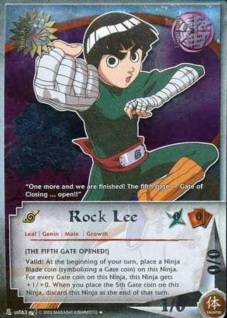 Rock Lee - N-US063 - Promo Foil - Naruto CCG Singles » Promo Cards