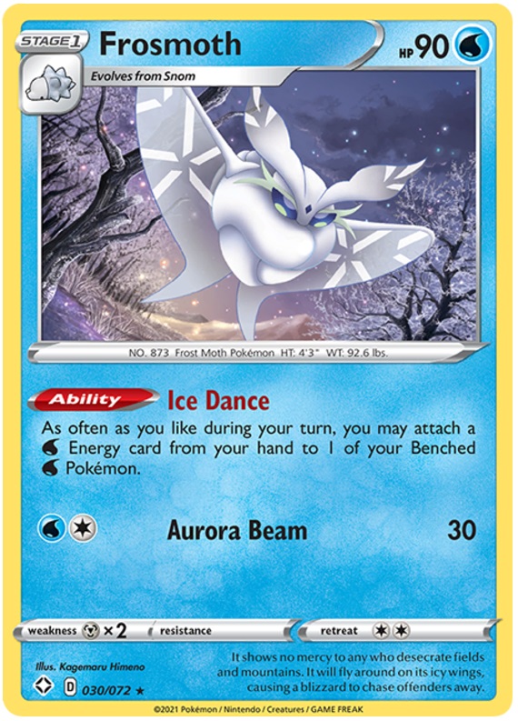 Frosmoth - 030/072 - Holo Rare