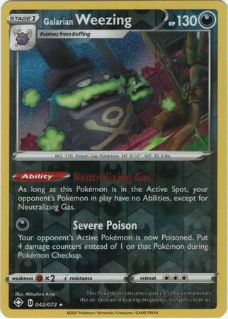 Galarian Weezing - 042/072