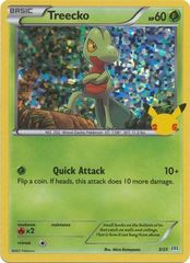 Treecko - 3/25 - McDonald's 25th Anniversary Promo - Holo