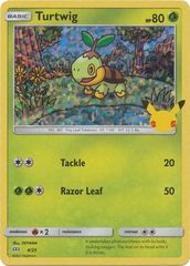 Turtwig - 4/25 - McDonald's 25th Anniversary Promo - Holo