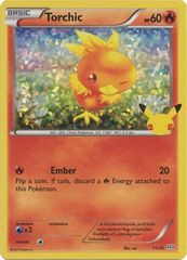 Torchic - 11/25 - McDonald's 25th Anniversary Promo - Holo