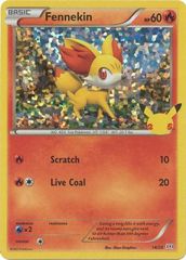 Fennekin - 14/25 - McDonald's 25th Anniversary Promo - Holo