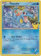 Totodile - 18/25 - McDonald's 25th Anniversary Promo - Holo