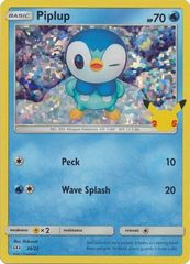 Piplup - 20/25 - McDonald's 25th Anniversary Promo - Holo