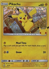 Pikachu - 25/25 - McDonald's 25th Anniversary Promo - Holo