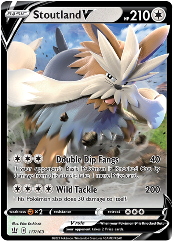 Stoutland V - 117/163 Ultra Rare