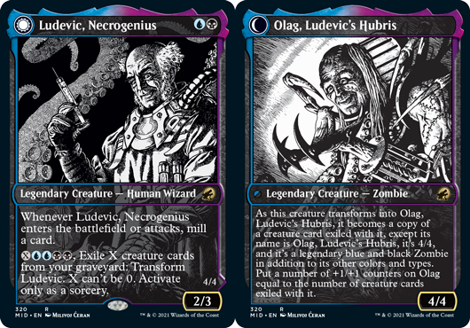 Ludevic, Necrogenius // Olag, Ludevic's Hubris