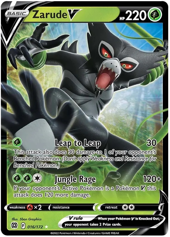 Zarude V - 016/172 - Ultra Rare