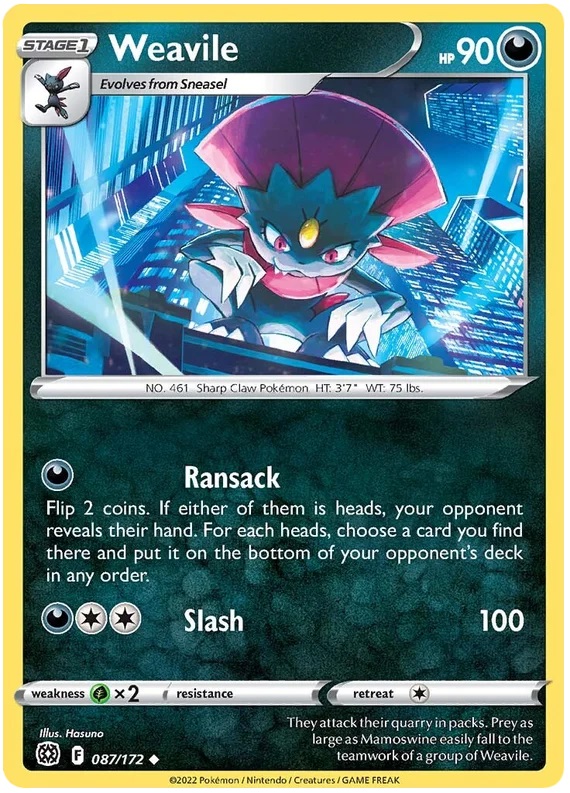 Weavile - 087/172