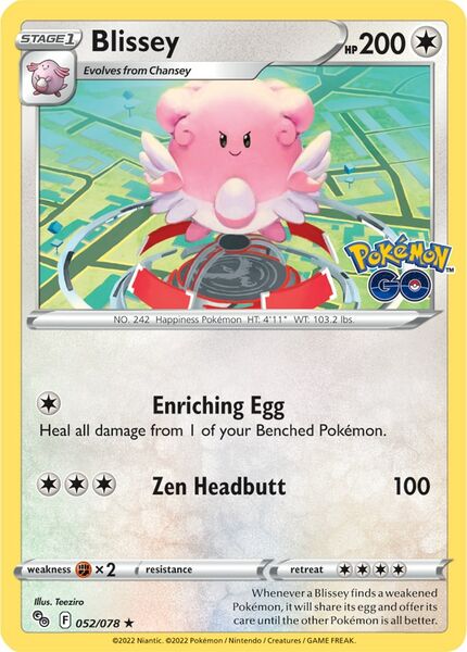 Blissey - 052/078 - Holo Rare